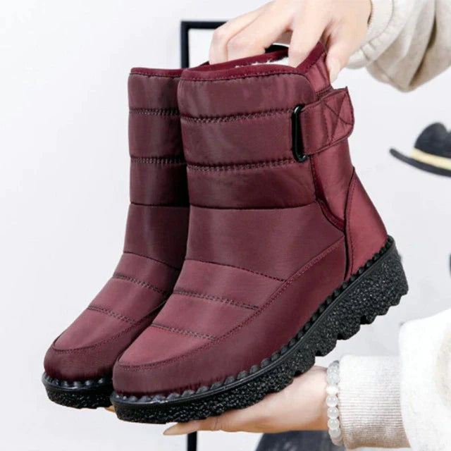 Bottes chaudes imperméables d’hiver antidérapantes pour femme | Idéal pour l’hiver