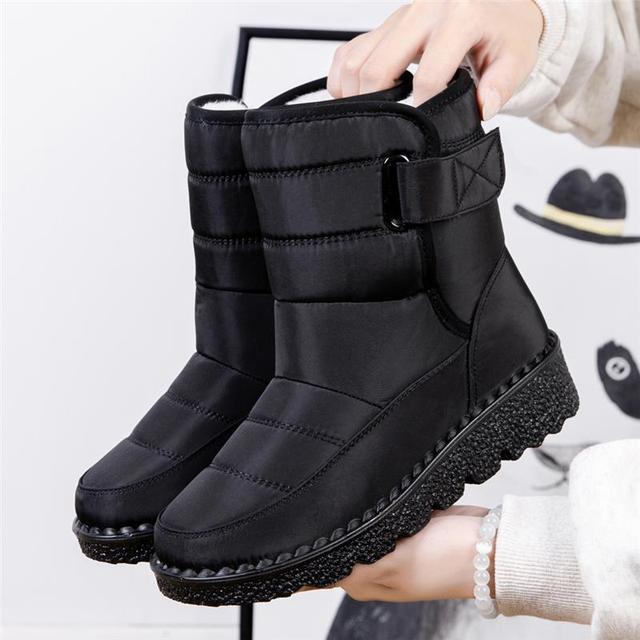 Bottes chaudes imperméables d’hiver antidérapantes pour femme | Idéal pour l’hiver